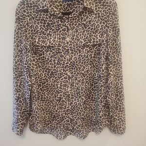 Apt. 9, size small, leopard print blouse